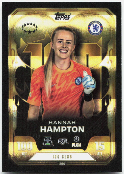 Hannah Hampton #286 - 2025-26 Topps Match Attax UEFA Club Competitions Extra