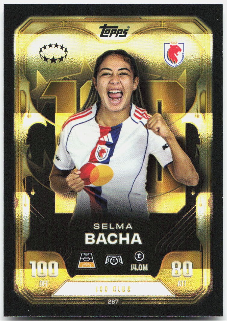 Selma Bacha #287 - 2025-26 Topps Match Attax UEFA Club Competitions Extra