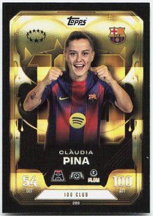 Claudia Pina #289 - 2025-26 Topps Match Attax UEFA Club Competitions Extra