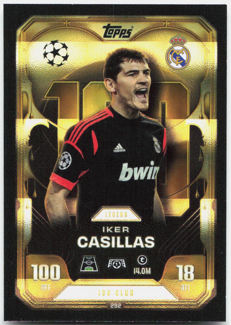 Iker Casillas #292 - 2025-26 Topps Match Attax UEFA Club Competitions Extra