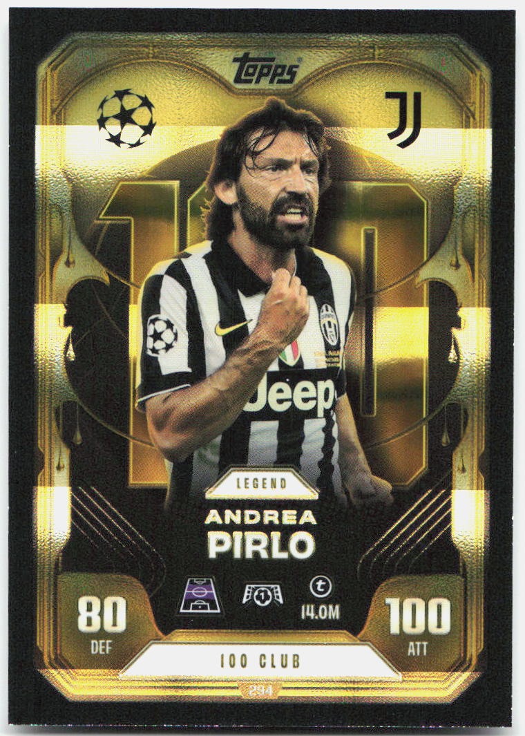 Andrea Pirlo #294 - 2025-26 Topps Match Attax UEFA Club Competitions Extra