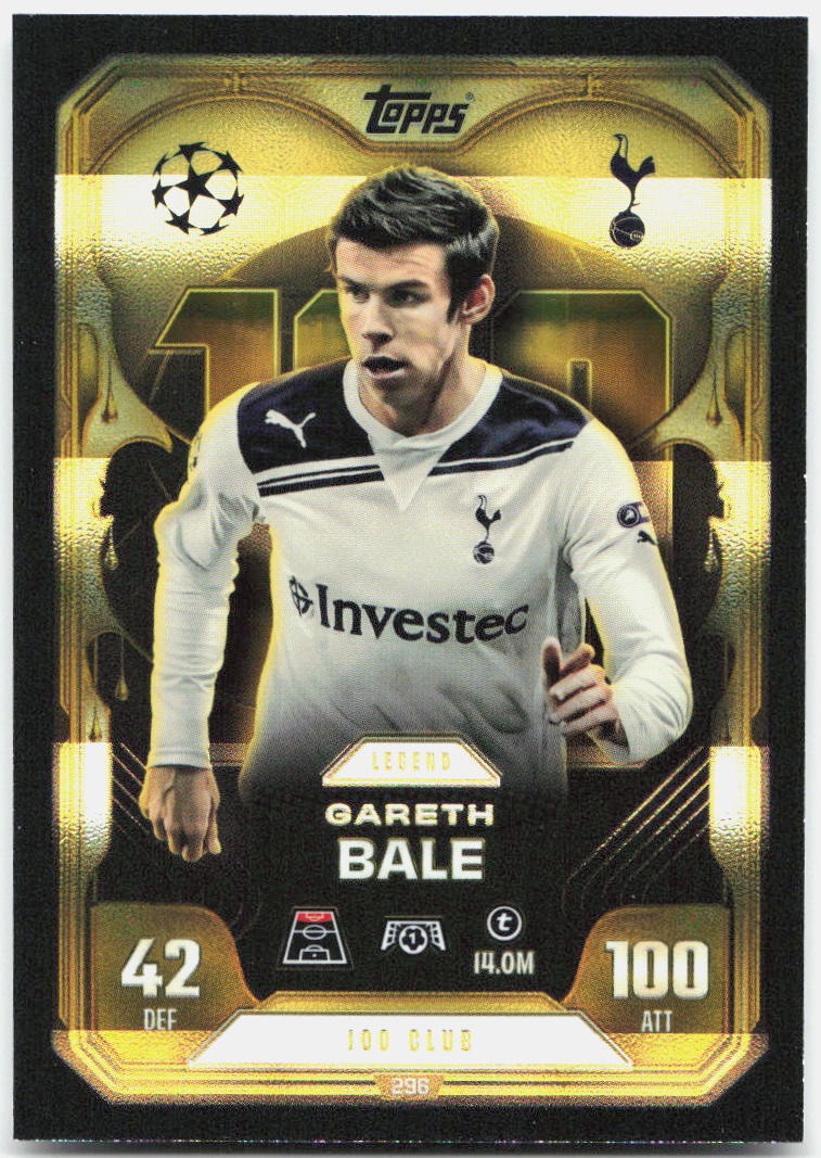 Gareth Bale #296 - 2025-26 Topps Match Attax UEFA Club Competitions Extra