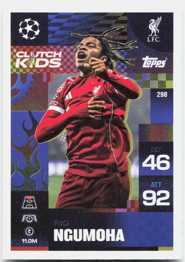 Rio Ngumoha #298 - 2025-26 Topps Match Attax UEFA Club Competitions Extra