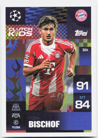 Tom Bischof #304 - 2025-26 Topps Match Attax UEFA Club Competitions Extra