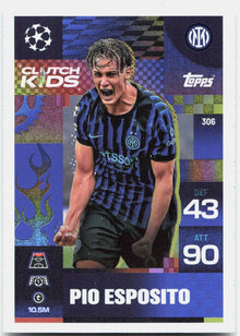 Pio Esposito #306 - 2025-26 Topps Match Attax UEFA Club Competitions Extra