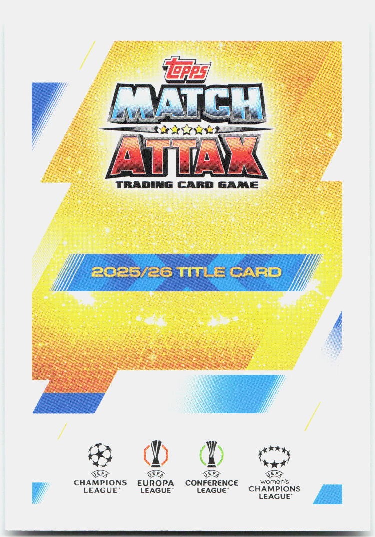 Match Attax Extra #315 - 2025-26 Topps Match Attax UEFA Club Competitions Extra