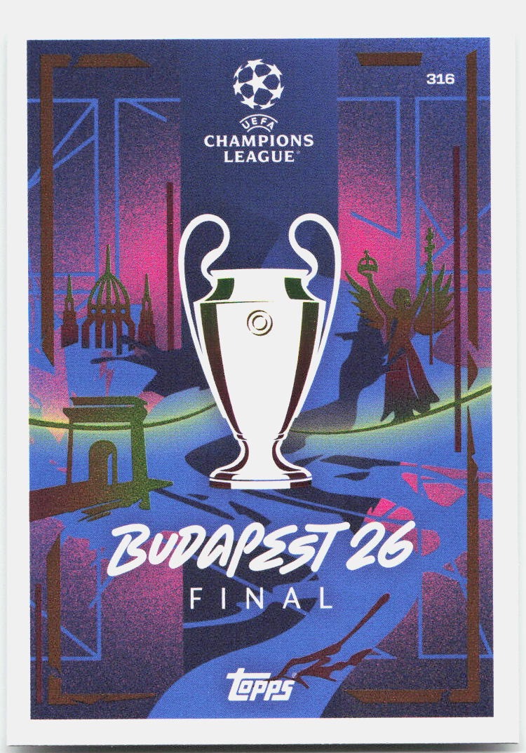 UEFA Champions League - Budapest 26 #316 - 2025-26 Topps Match Attax UEFA Club Competitions Extra