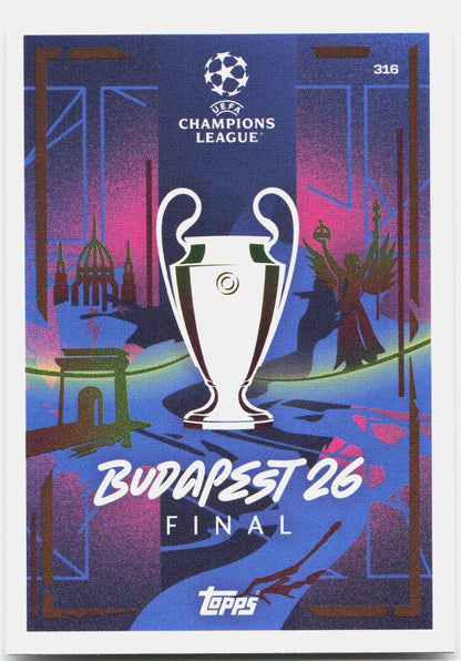 UEFA Champions League - Budapest 26 #316 - 2025-26 Topps Match Attax UEFA Club Competitions Extra