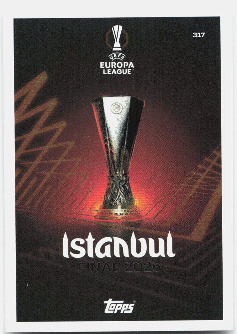 UEFA Europa League - Istanbul #317 - 2025-26 Topps Match Attax UEFA Club Competitions Extra