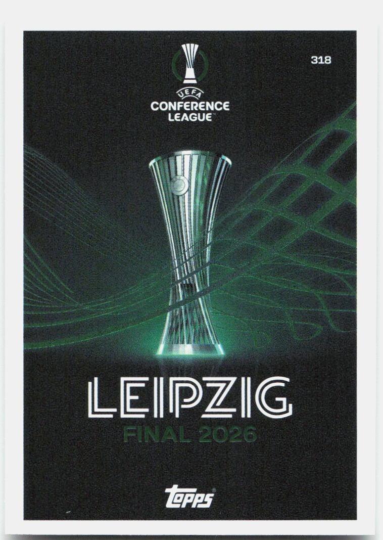 UEFA Europa Conference League - Leipzig #318 - 2025-26 Topps Match Attax UEFA Club Competitions Extra