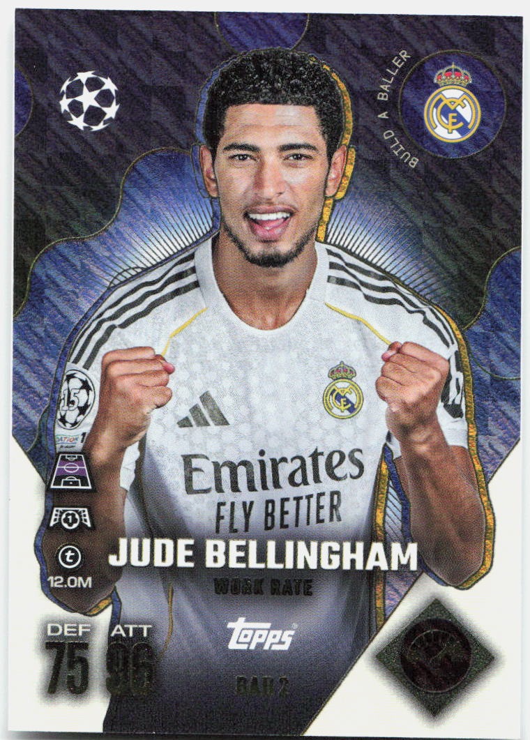 Jude Bellingham #BAB2 - 2025-26 Topps Match Attax UEFA Club Competitions Extra Build-A-Baller