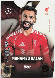 Mohamed Salah #BAB6 - 2025-26 Topps Match Attax UEFA Club Competitions Extra Build-A-Baller