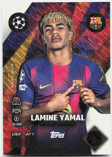 Lamine Yamal #BAB7 - 2025-26 Topps Match Attax UEFA Club Competitions Extra Build-A-Baller