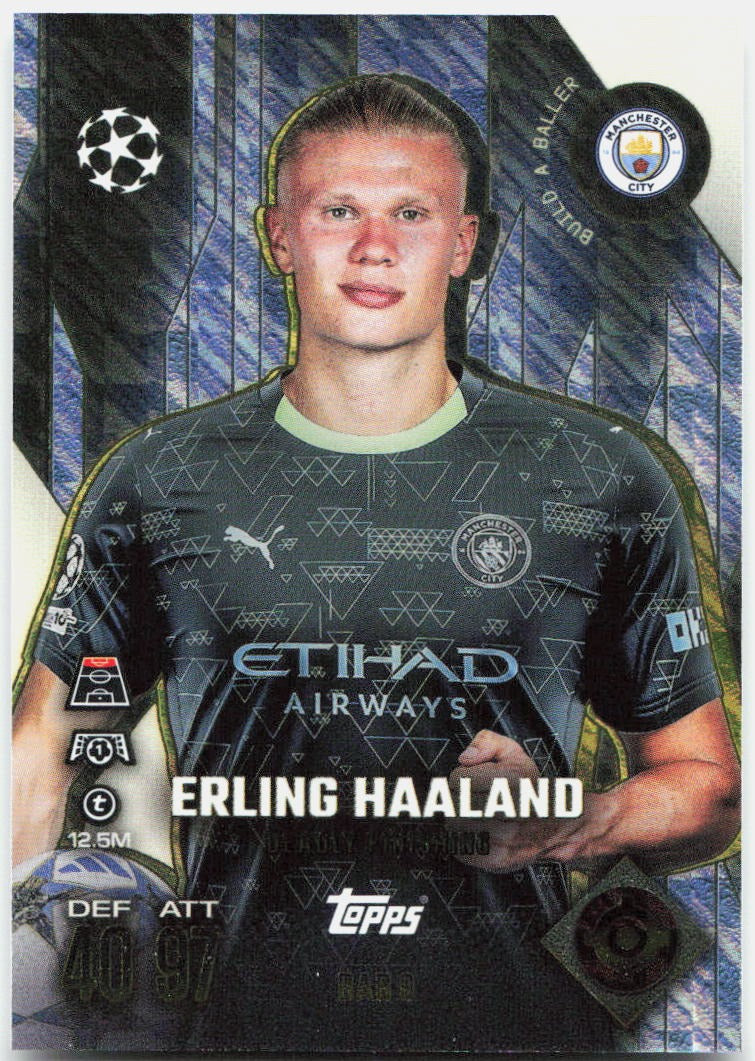 Erling Haaland #BAB9 - 2025-26 Topps Match Attax UEFA Club Competitions Extra Build-A-Baller