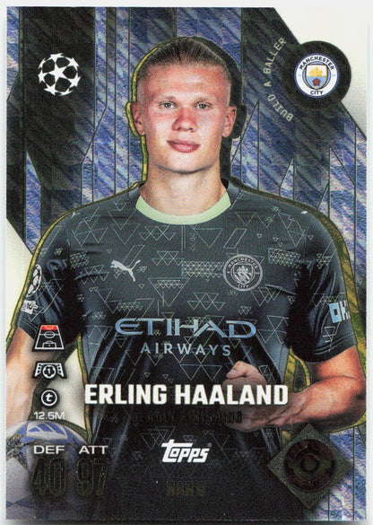 Erling Haaland #BAB9 - 2025-26 Topps Match Attax UEFA Club Competitions Extra Build-A-Baller