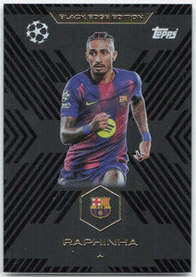 Raphinha #BE4 - 2025-26 Topps Match Attax UEFA Club Competitions Extra Black Edge Edition