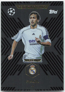 Raul #BE6 - 2025-26 Topps Match Attax UEFA Club Competitions Extra Black Edge Edition