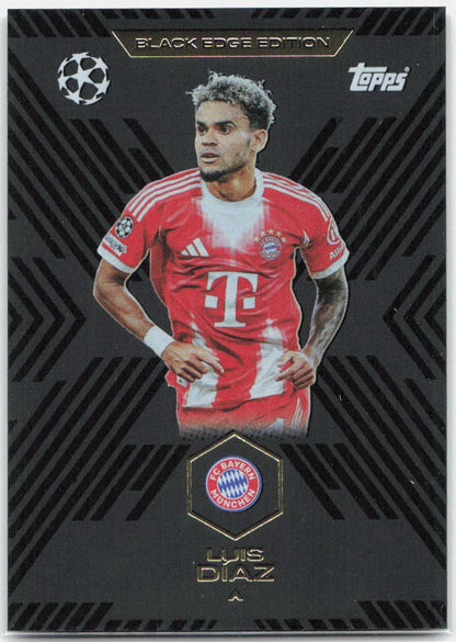 Luis Diaz #BE7 - 2025-26 Topps Match Attax UEFA Club Competitions Extra Black Edge Edition