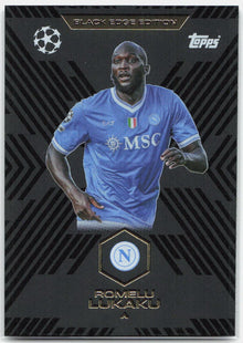 Romelu Lukaku #BE8 - 2025-26 Topps Match Attax UEFA Club Competitions Extra Black Edge Edition