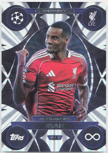 Alexander Isak #IN1 - 2025-26 Topps Match Attax UEFA Club Competitions Extra Infinity