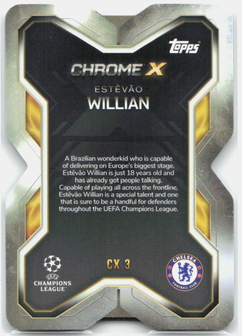 Estevao Willian #CX3 - 2025-26 Topps Match Attax UEFA Club Competitions Extra Chrome X