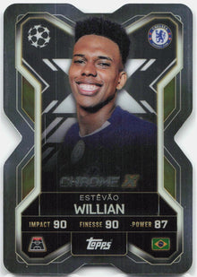 Estevao Willian #CX3 - 2025-26 Topps Match Attax UEFA Club Competitions Extra Chrome X