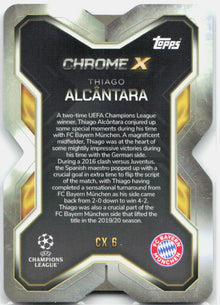 Thiago Alcantara #CX6 - 2025-26 Topps Match Attax UEFA Club Competitions Extra Chrome X