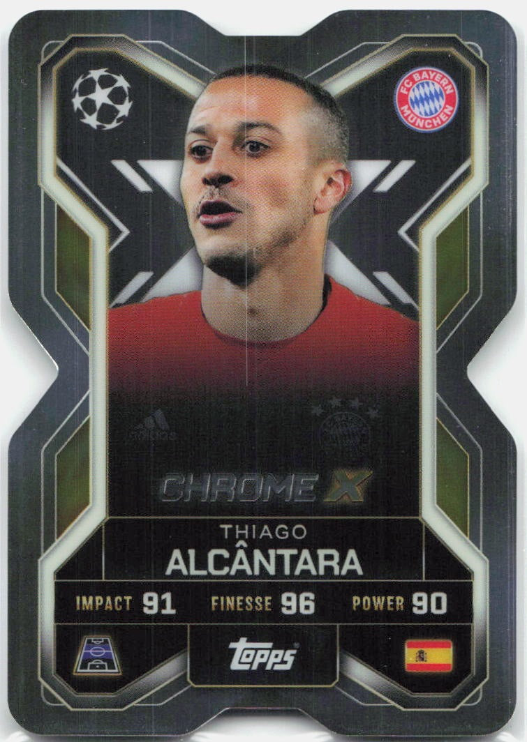 Thiago Alcantara #CX6 - 2025-26 Topps Match Attax UEFA Club Competitions Extra Chrome X