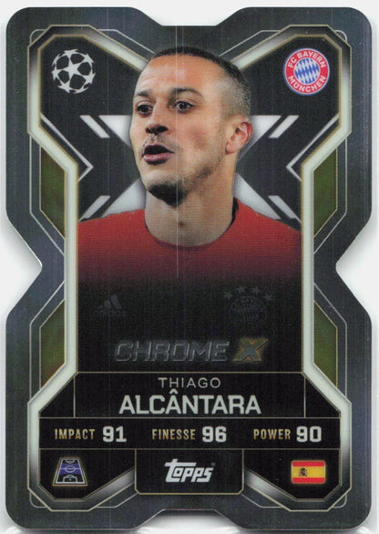 Thiago Alcantara #CX6 - 2025-26 Topps Match Attax UEFA Club Competitions Extra Chrome X