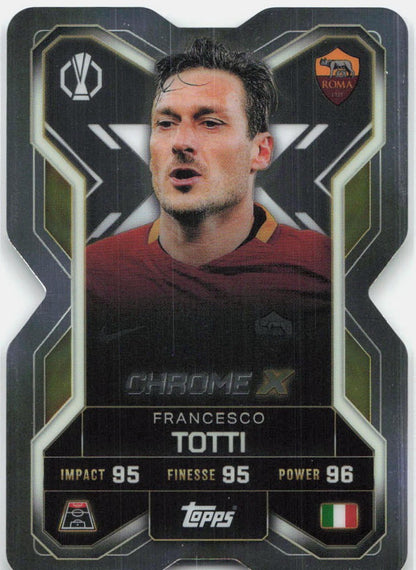 Francesco Totti #CX8 - 2025-26 Topps Match Attax UEFA Club Competitions Extra Chrome X