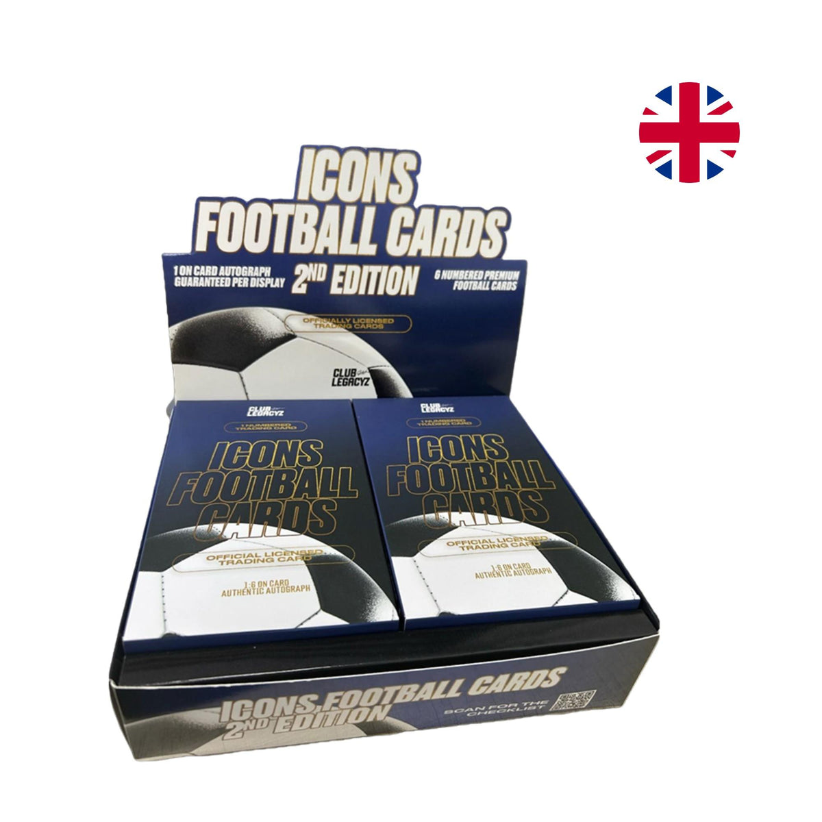 Club Legacyz Icons Football Cards (2nd Edition) – Premium Sammler-Display