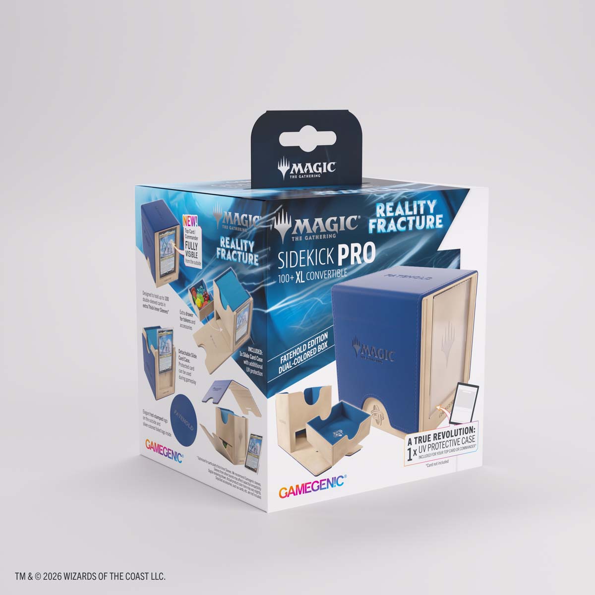 Gamegenic – Magic: The Gathering Reality Fracture Sidekick Pro 100+ XL Convertible Deck Box