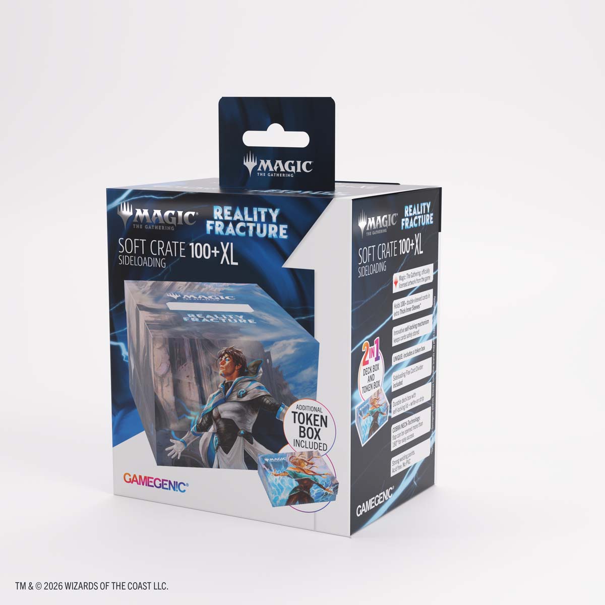 Gamegenic – Magic: The Gathering Reality Fracture Soft Crate 100+ XL Sideloading Deck Box