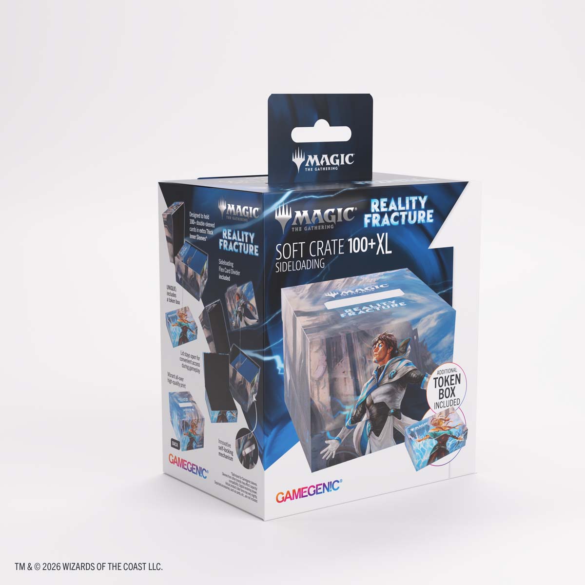 Gamegenic – Magic: The Gathering Reality Fracture Soft Crate 100+ XL Sideloading Deck Box