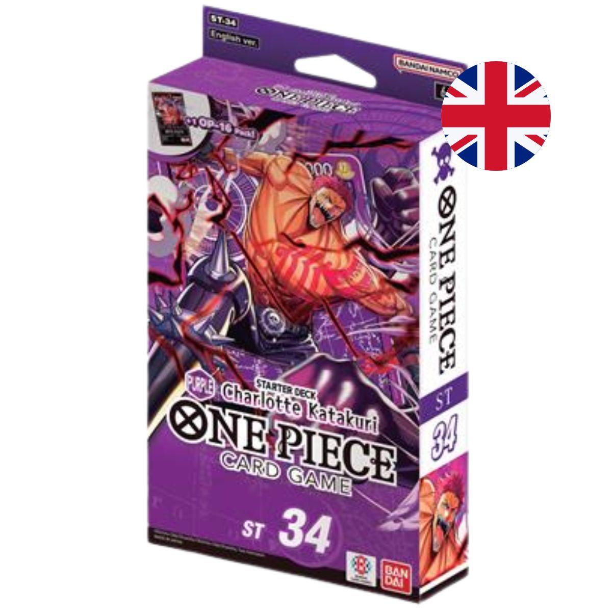 One Piece Card Game: Starter Deck – PURPLE Charlotte Katakuri [ST-34] (Englisch)