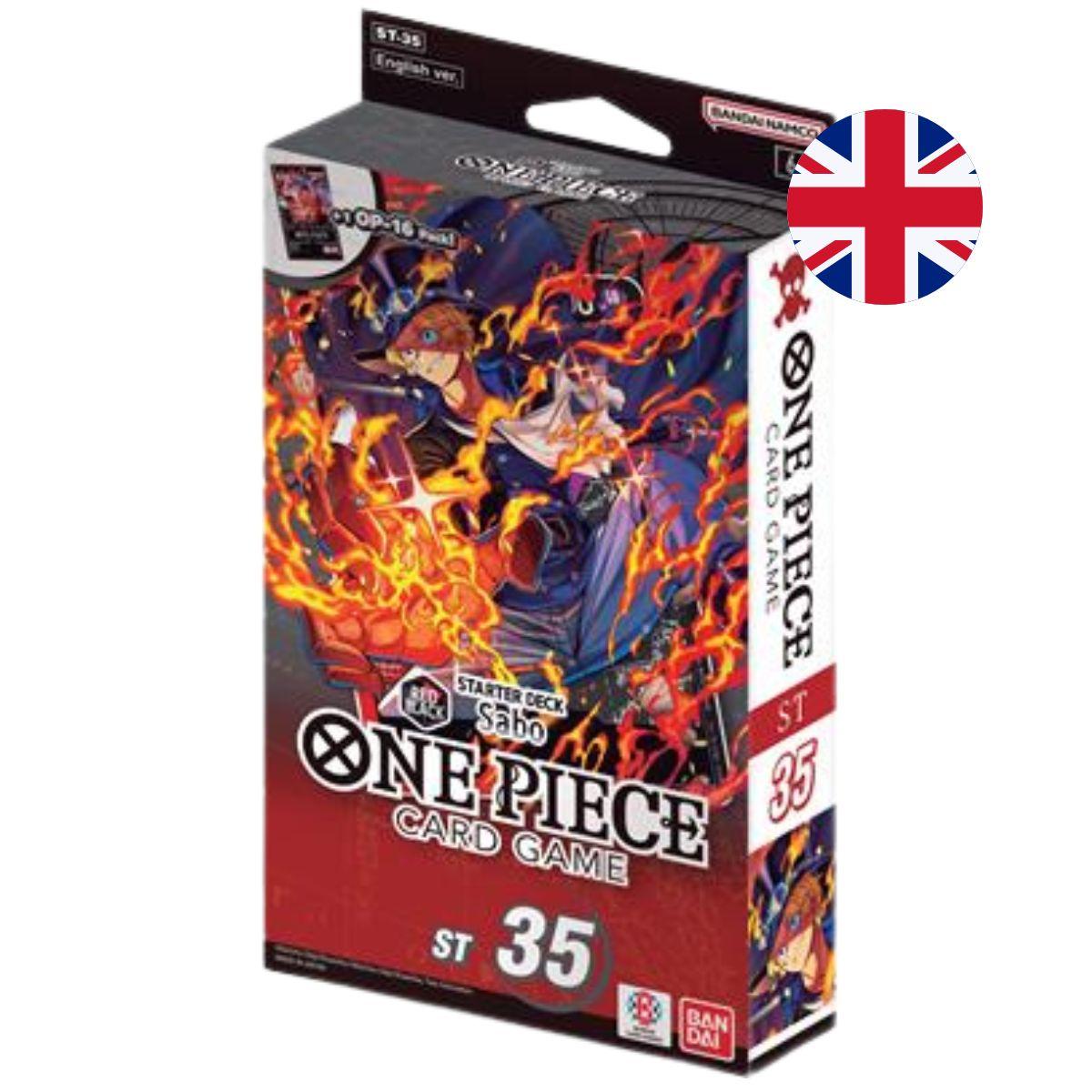 One Piece Card Game: Starter Deck – RED/BLACK Sabo [ST-35] (English Edition)
