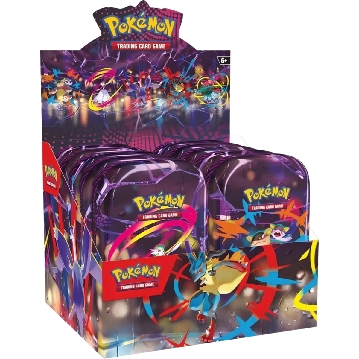 Pokémon TCG – Mega-Entwicklung – Mini-Tin Display – 10 Mini Tins – DE