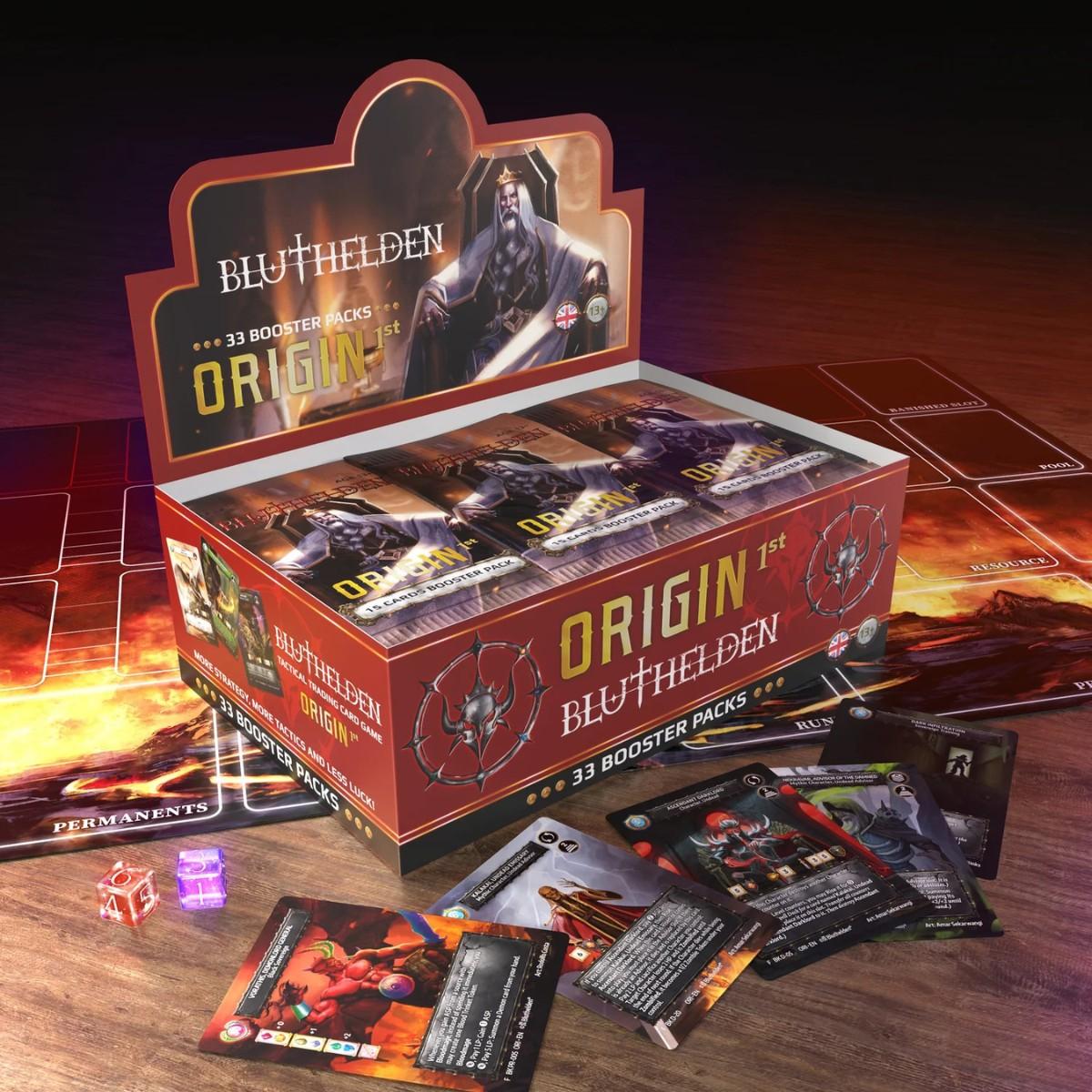 Bluthelden – Origins Booster Display (33 Booster) – EN