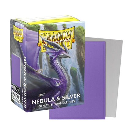 Dragon Shield - Standard Matte Dual Silver Sleeves (100 Sleeves)