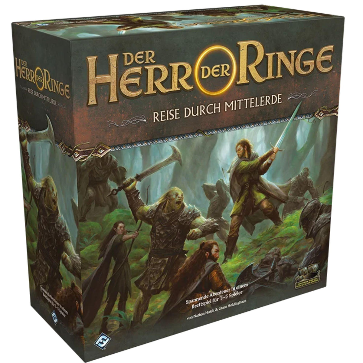 Fantasy Flight Games – The Lord of the Rings: Journeys in Middle-earth Core Game (German Edition)