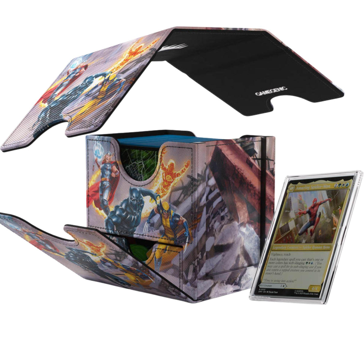Gamegenic Sidekick PRO 100+ XL Deck Box – MTG Marvel Super Heroes