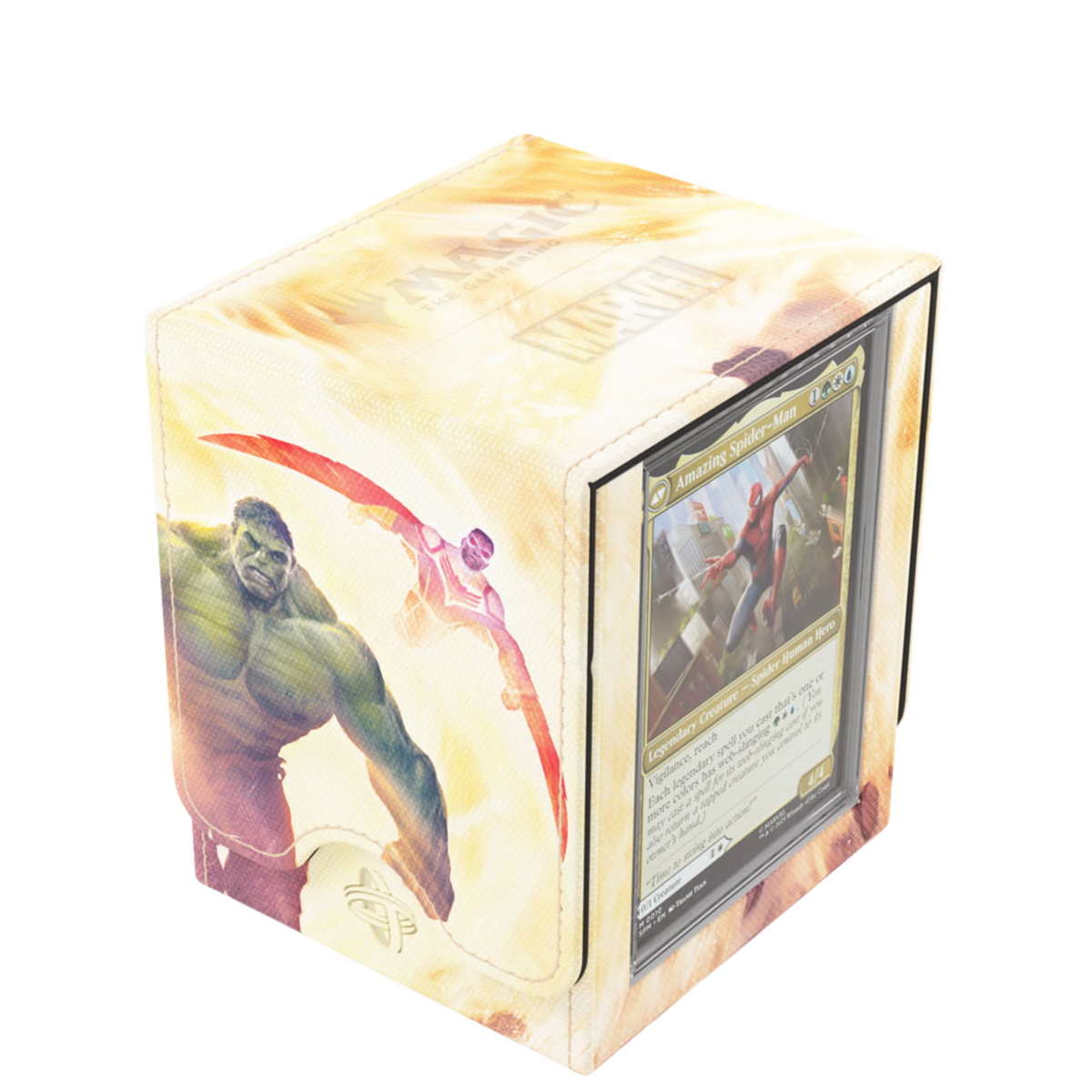 Gamegenic Squire PLUS 100+ XL Deck Box – MTG Marvel Super Heroes – Door of Destinies