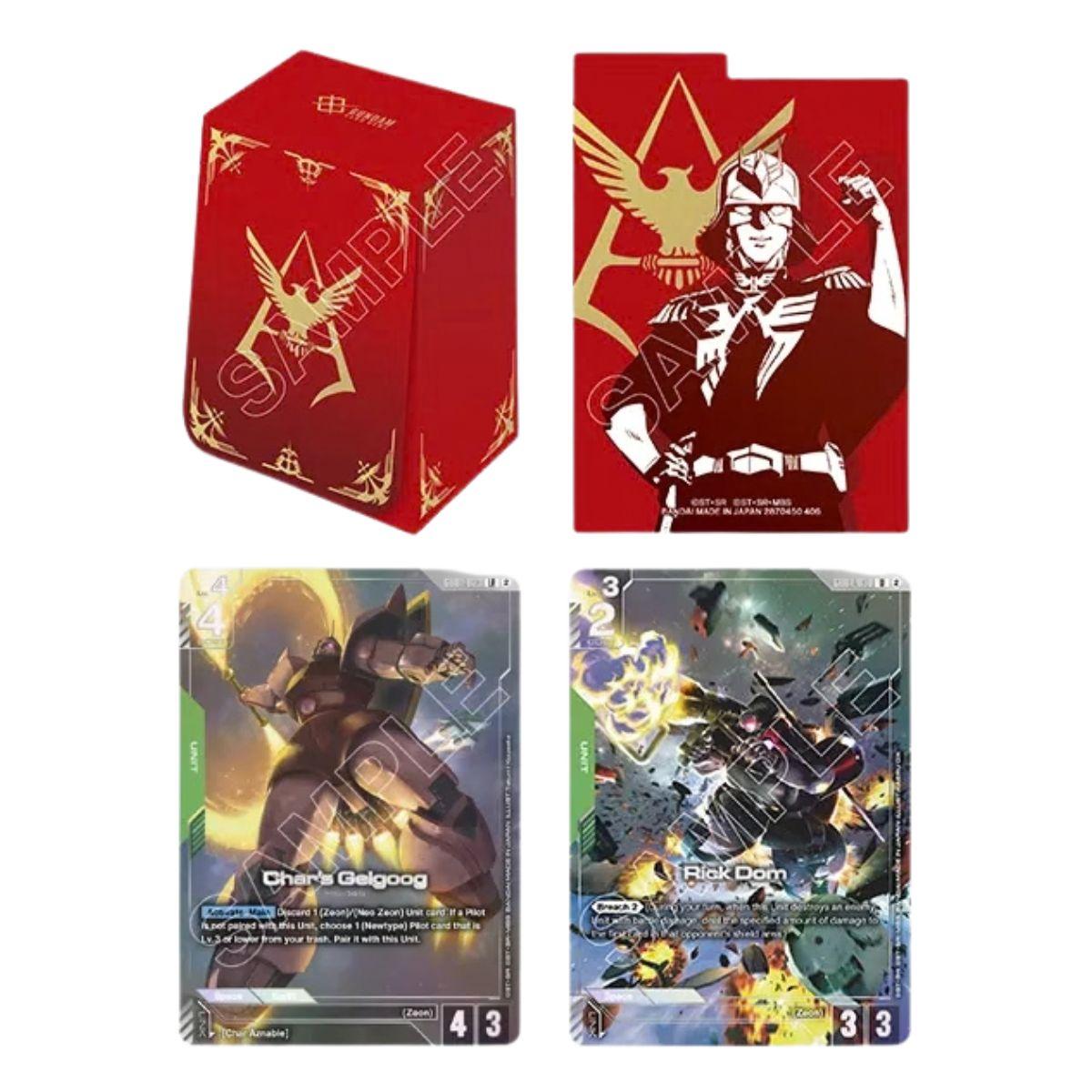Gundam Card Game – Official Deck Case Set 02 with Promo Cards