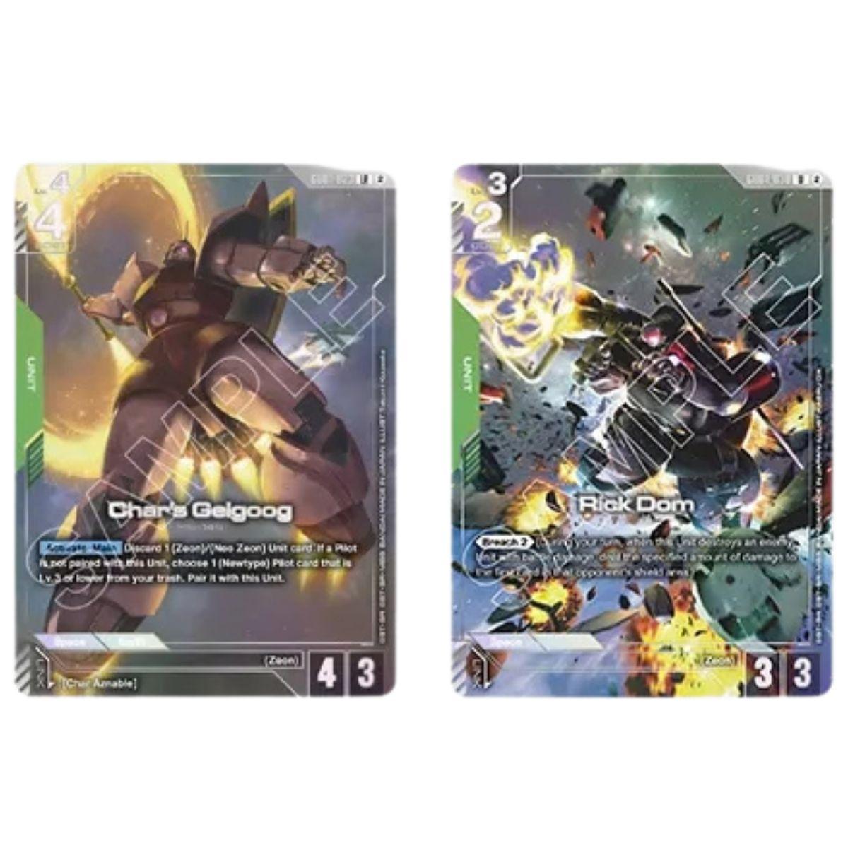 Gundam Card Game – Official Deck Case Set 02 with Promo Cards