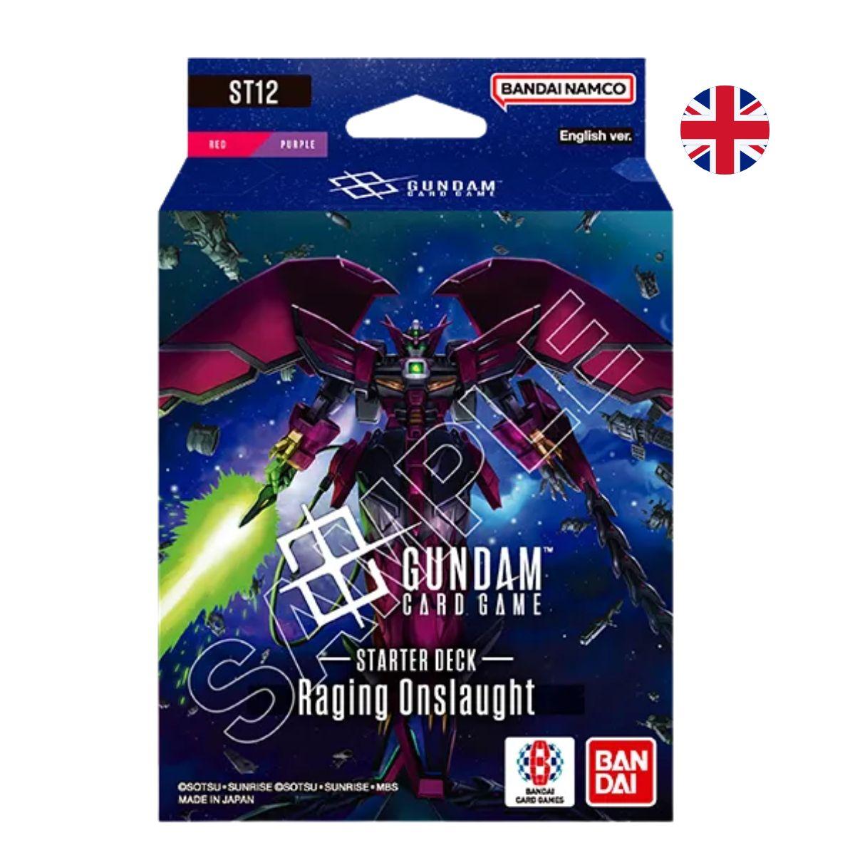 Gundam Card Game – Raging Onslaught [ST12] Starter-Deck (Englische Ausgabe)