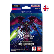 Gundam Card Game – Raging Onslaught [ST12] Starter Deck (English Edition)