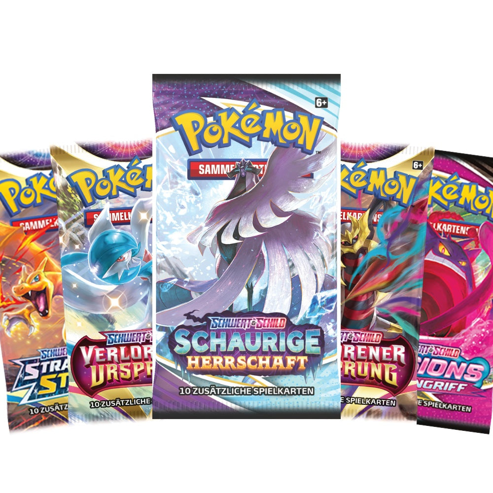 Enthaltene Booster Packs der Hisui Zoroark VStar Premium Kollektion