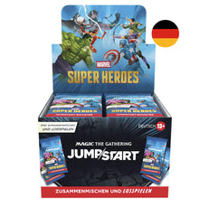 Magic: The Gathering – Marvel Super Heroes Jumpstart Booster Display (Deutsch)