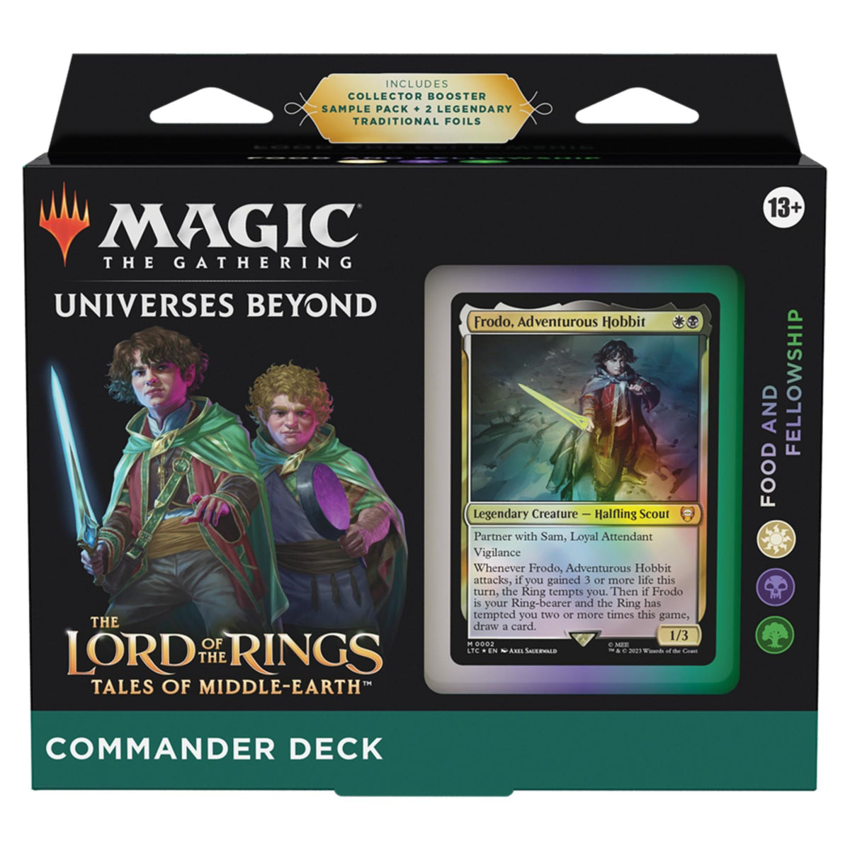 Commander Deck Food & Fellowship from the MTG The Lord of the Rings expansion