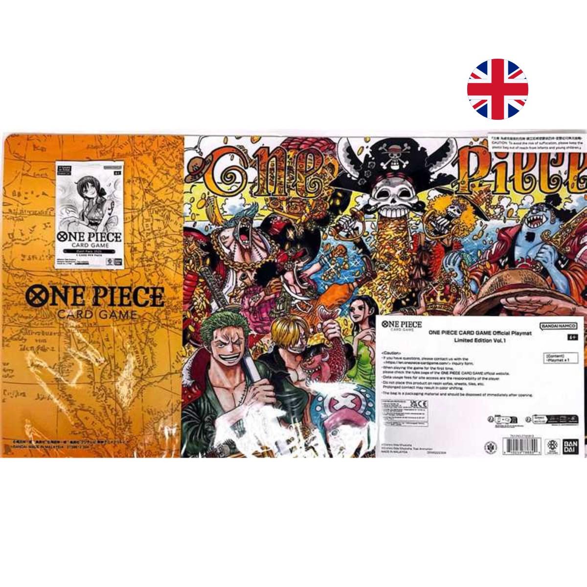 One Piece Card Game: Official Playmat Limited Edition Vol.1 + Dash Pack 2025